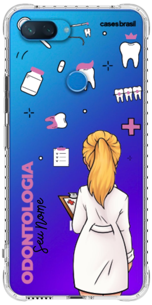 Capinha para Celular Odontologia - Profissão Com Nome