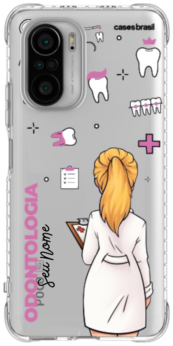 Capinha para Celular Odontologia - Profissão Com Nome