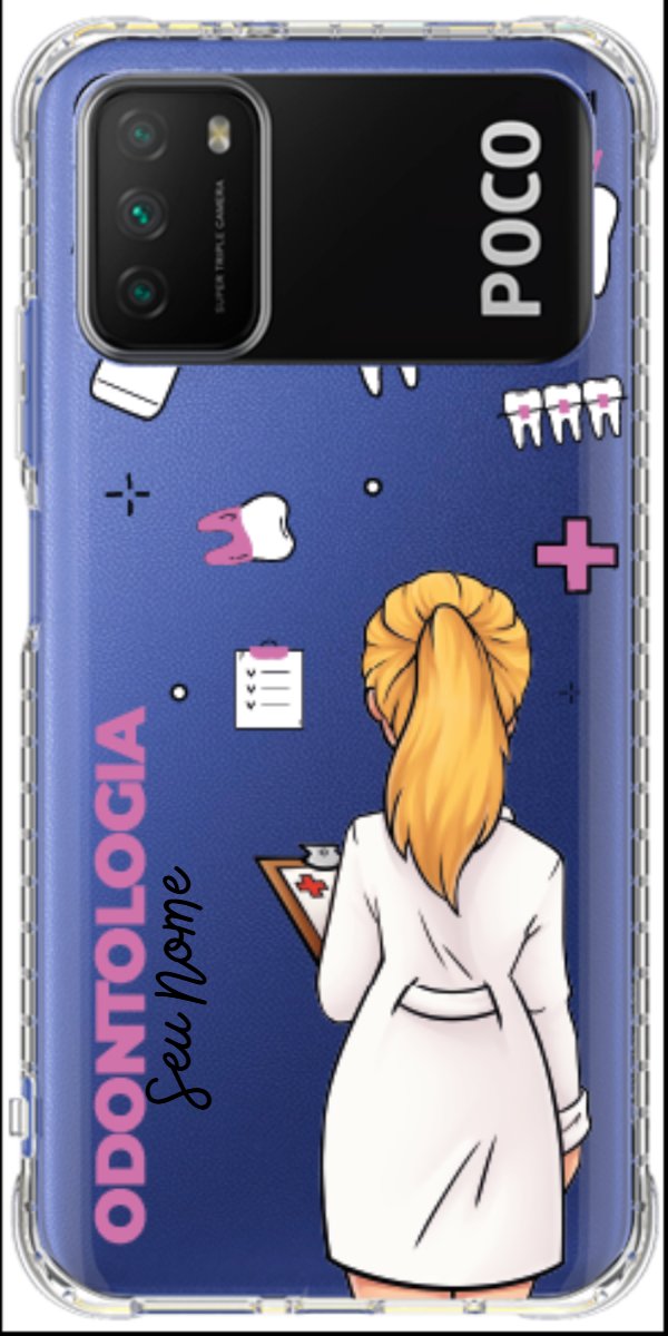 Capinha para Celular Odontologia - Profissão Com Nome