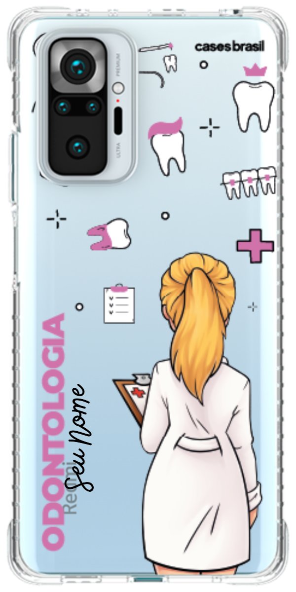 Capinha para Celular Odontologia - Profissão Com Nome