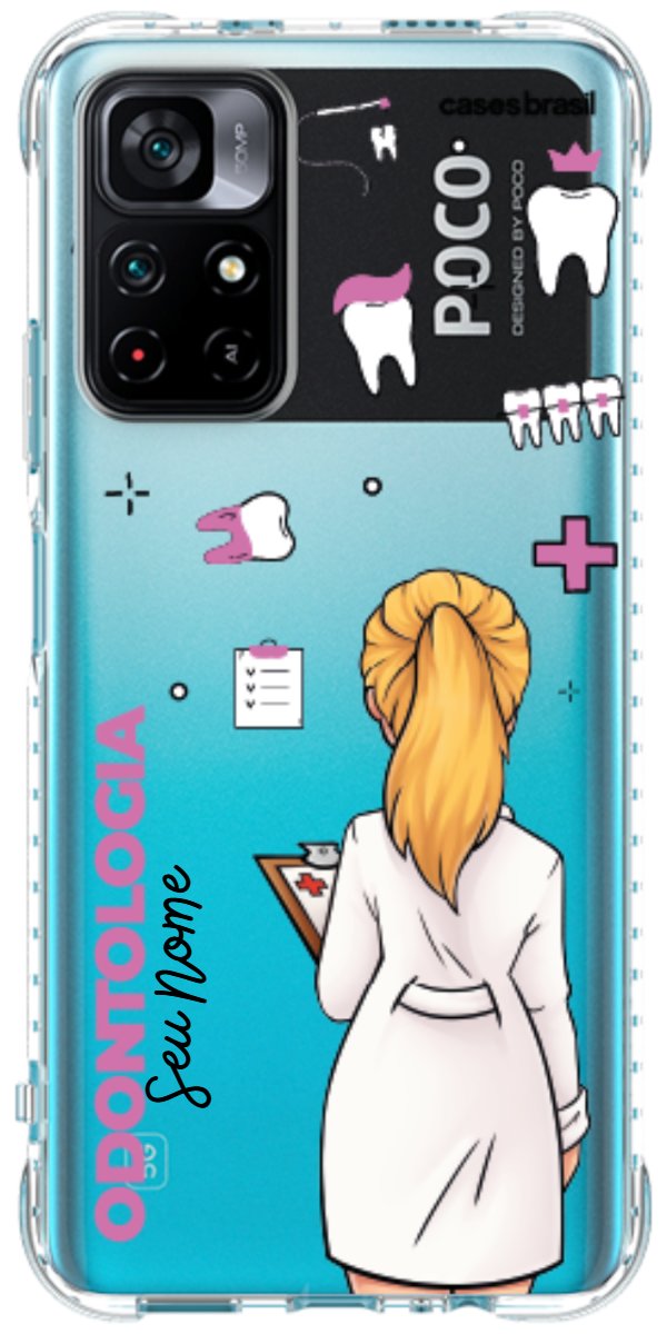 Capinha para Celular Odontologia - Profissão Com Nome