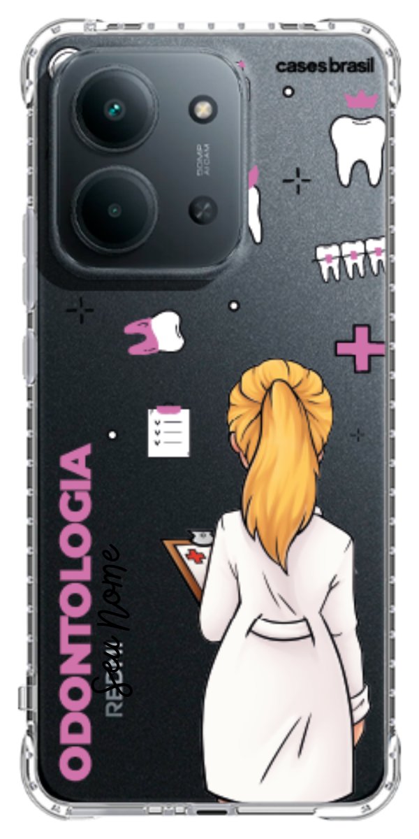 Capinha para Celular Odontologia - Profissão Com Nome