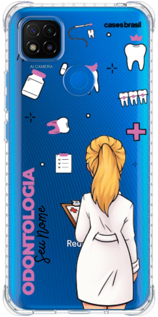Capinha para Celular Odontologia - Profissão Com Nome