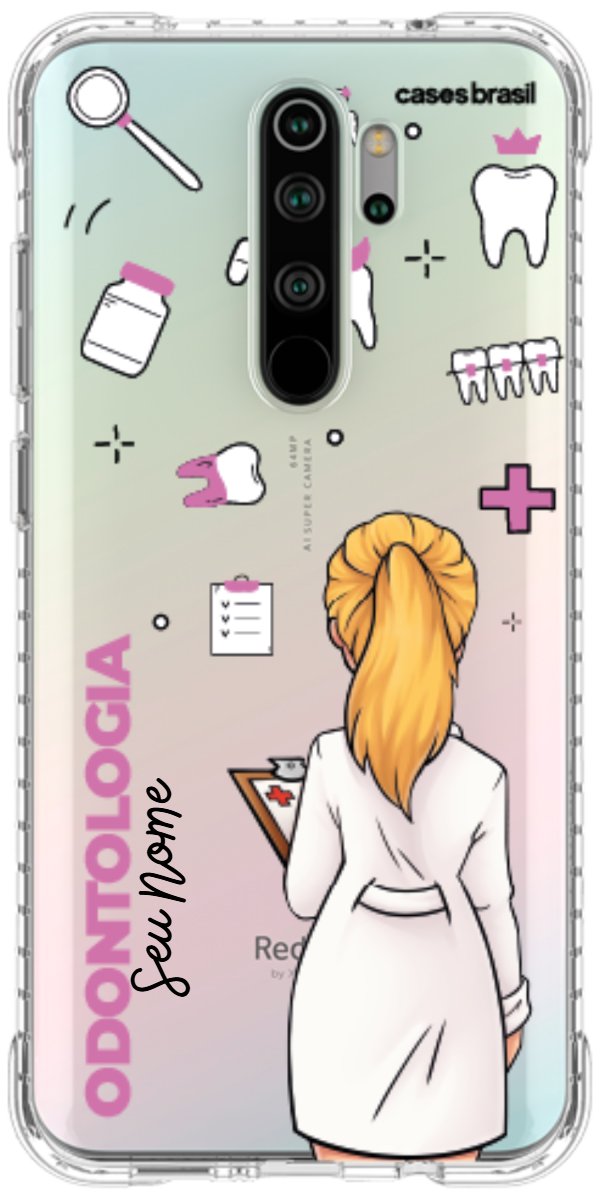 Capinha para Celular Odontologia - Profissão Com Nome