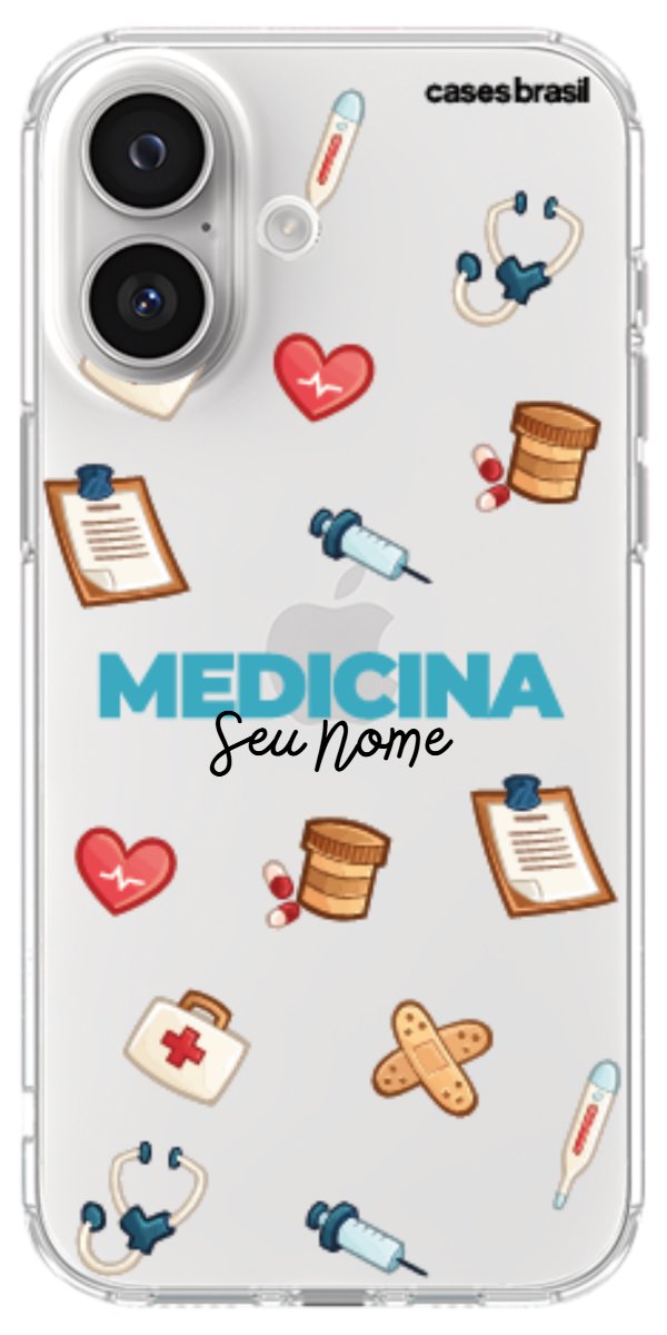 Capinha para Celular Medicina - Profissão Com Nome