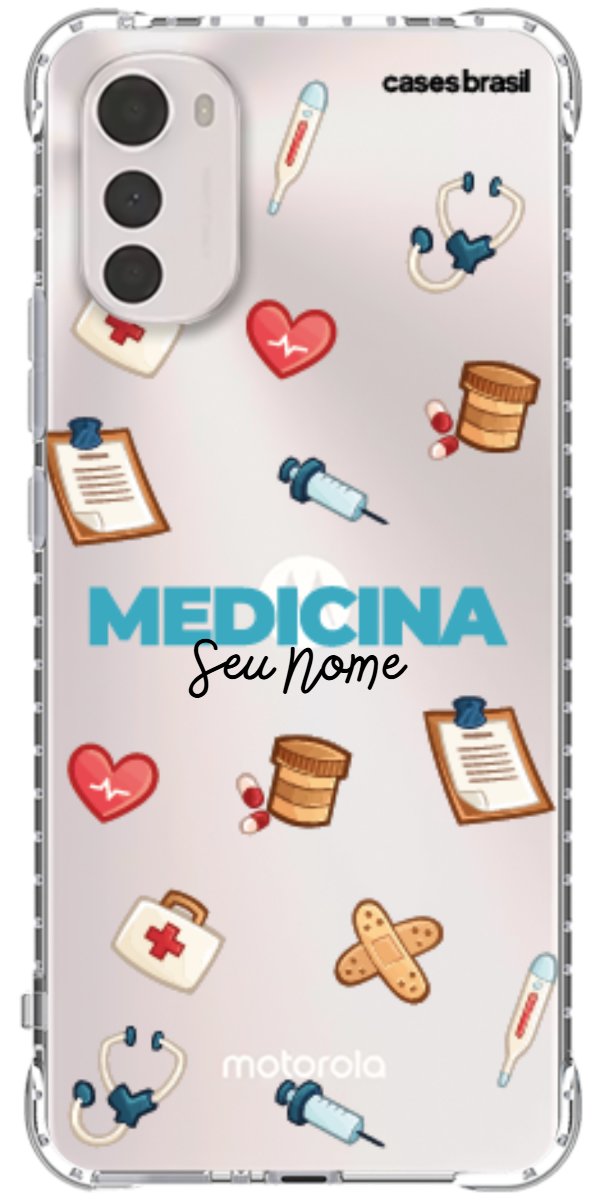 Capinha para Celular Medicina - Profissão Com Nome