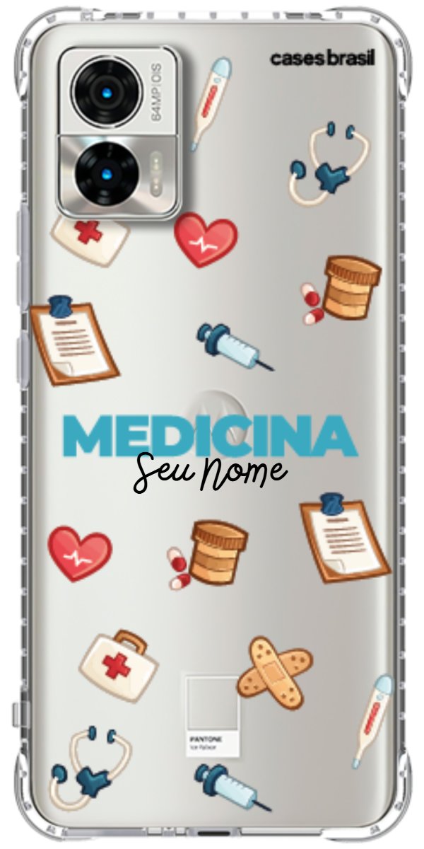 Capinha para Celular Medicina - Profissão Com Nome