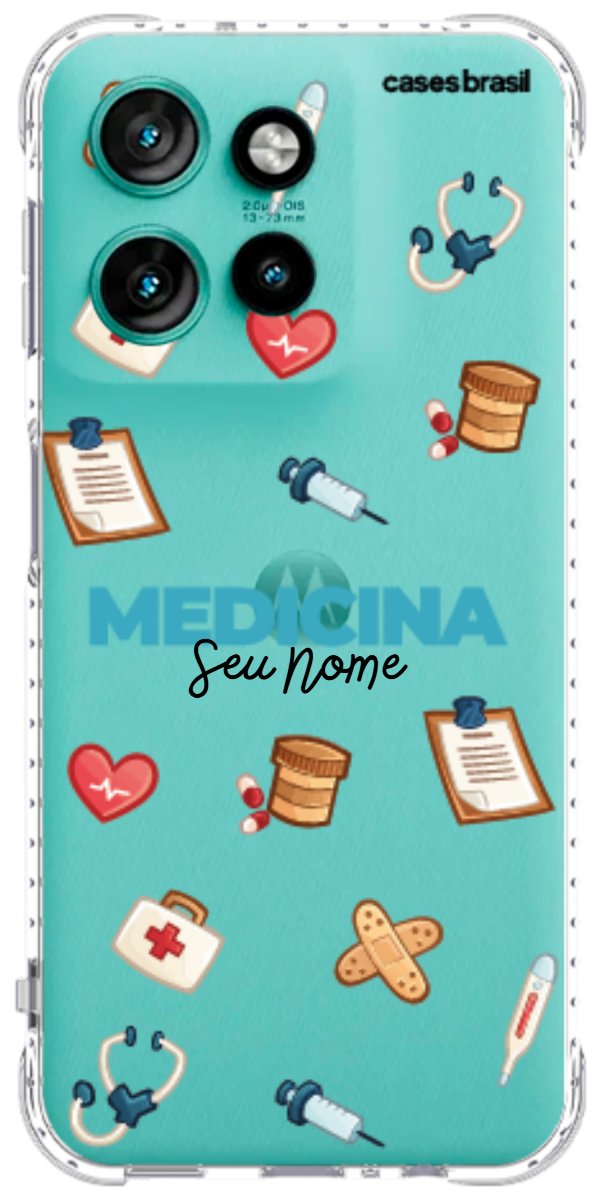 Capinha para Celular Medicina - Profissão Com Nome