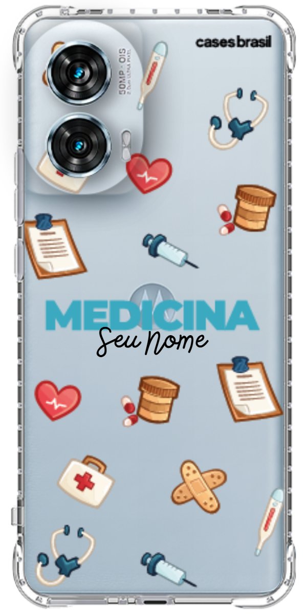 Capinha para Celular Medicina - Profissão Com Nome
