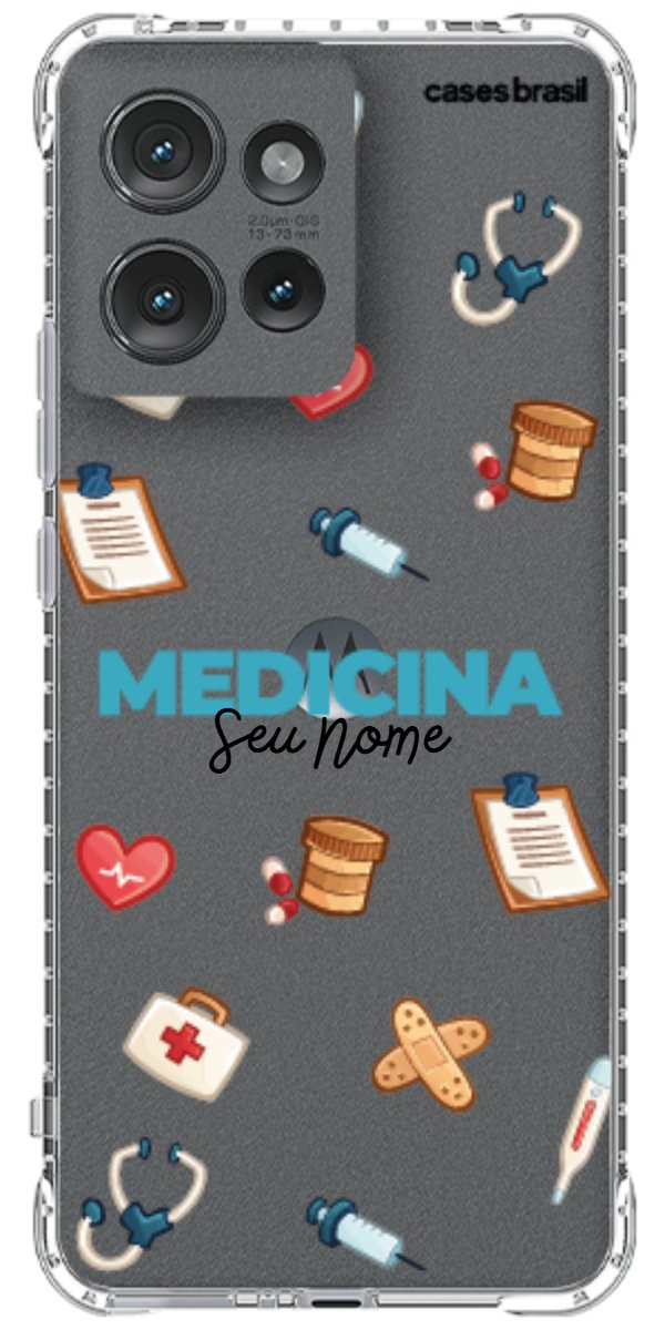 Capinha para Celular Medicina - Profissão Com Nome