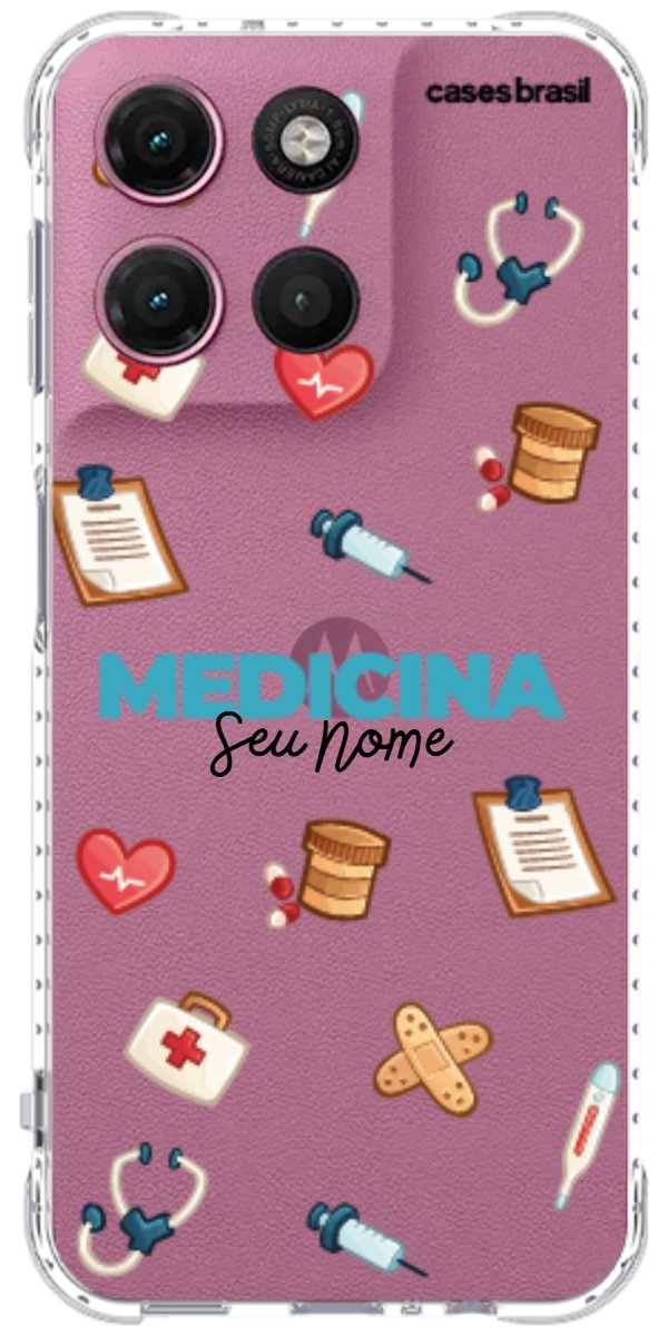 Capinha para Celular Medicina - Profissão Com Nome