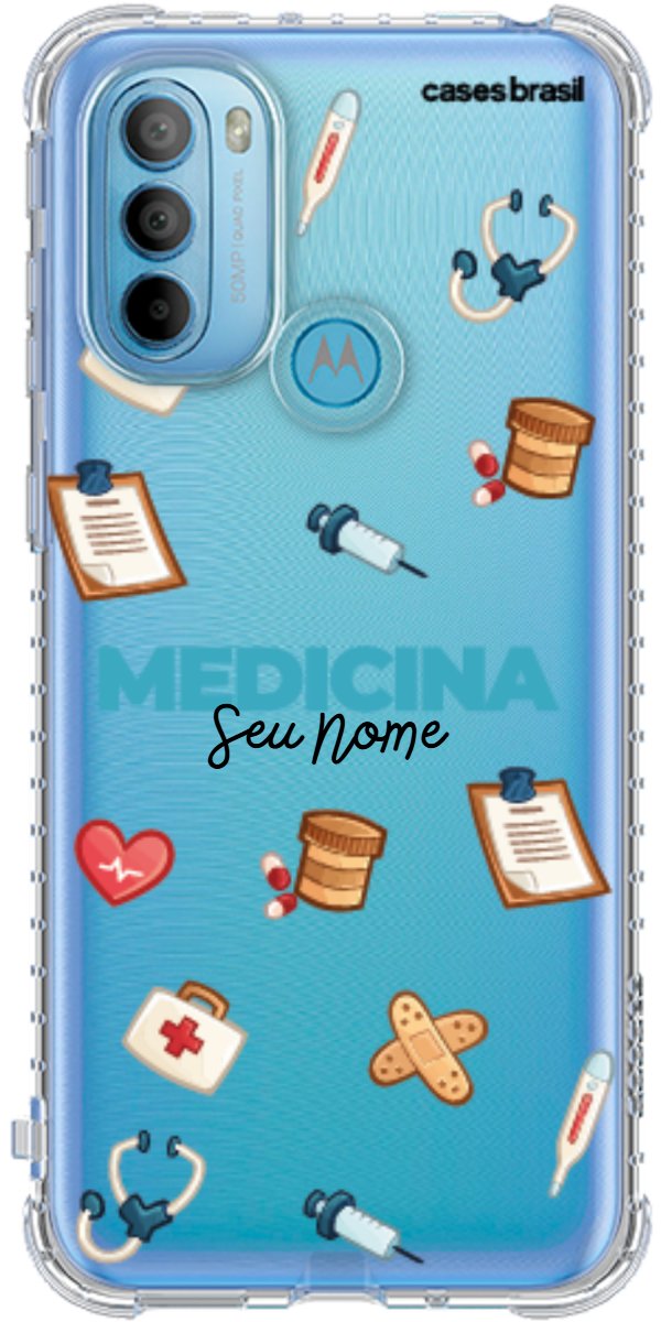 Capinha para Celular Medicina - Profissão Com Nome