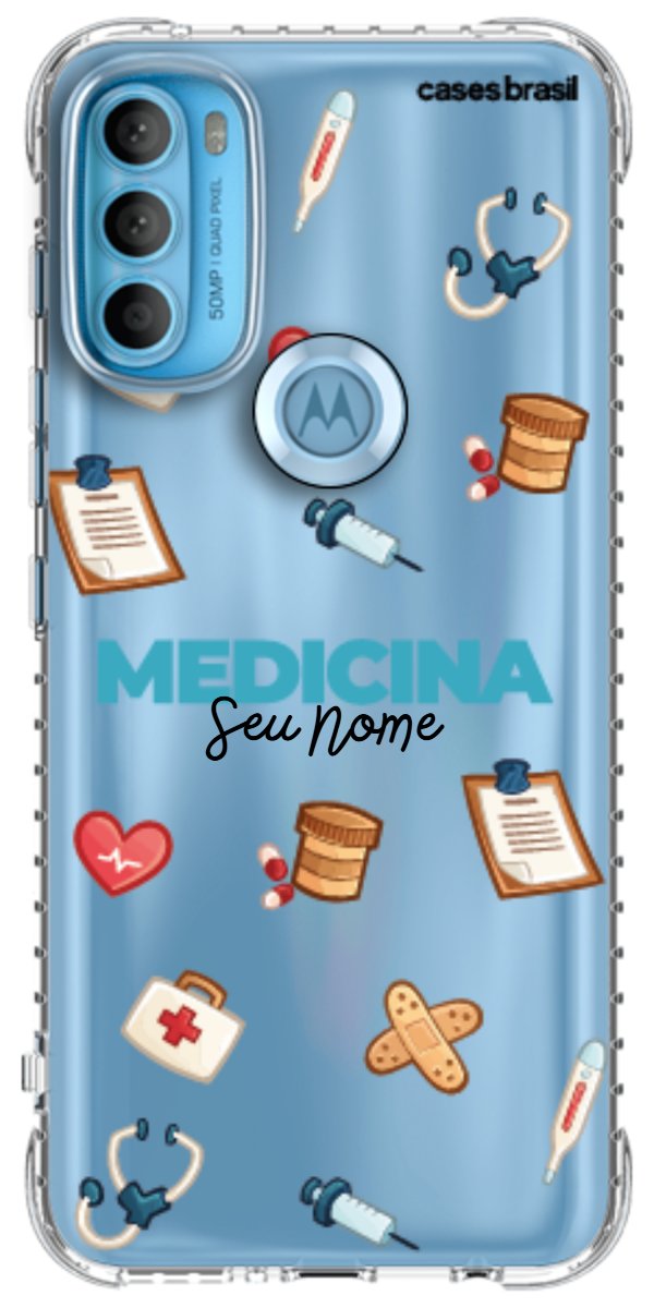 Capinha para Celular Medicina - Profissão Com Nome