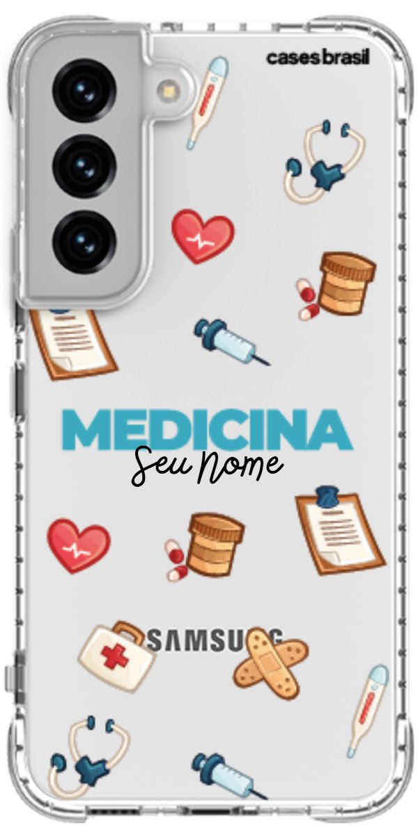 Capinha para Celular Medicina - Profissão Com Nome