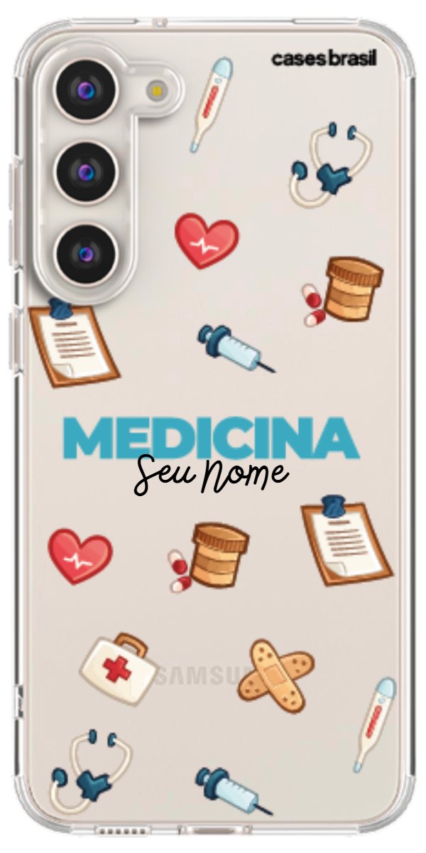 Capinha para Celular Medicina - Profissão Com Nome