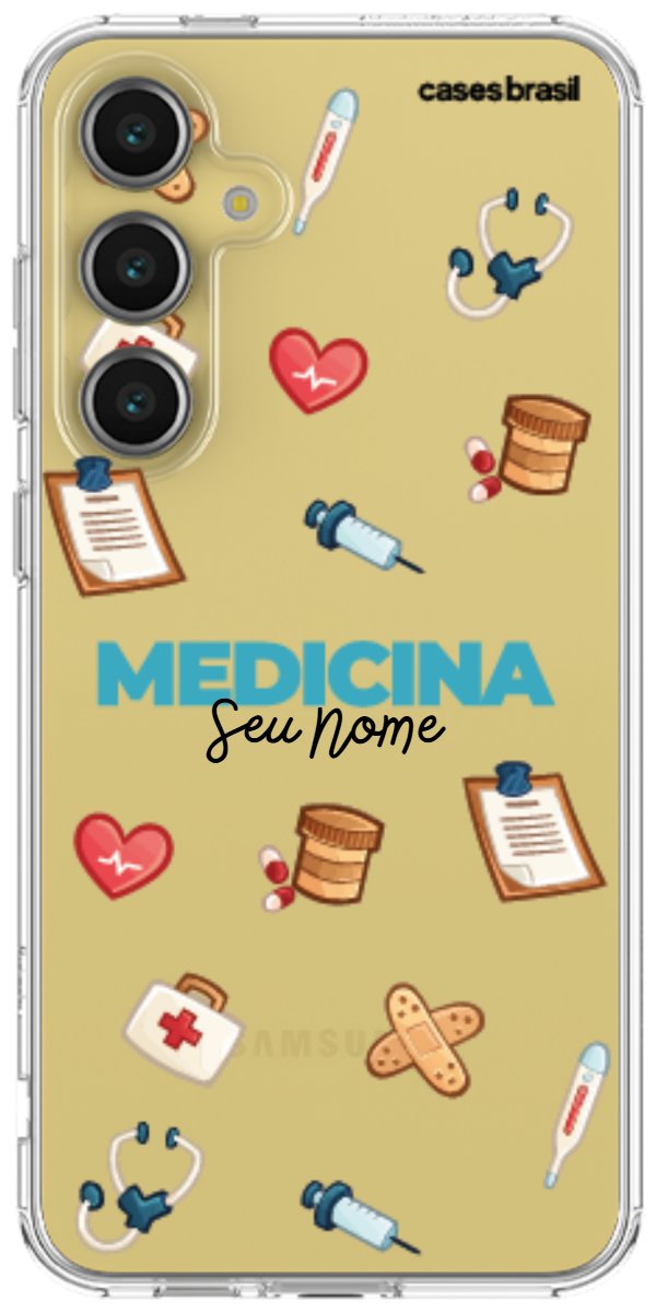 Capinha para Celular Medicina - Profissão Com Nome