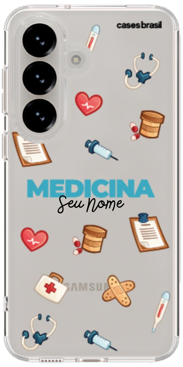 Capinha para Celular Medicina - Profissão Com Nome