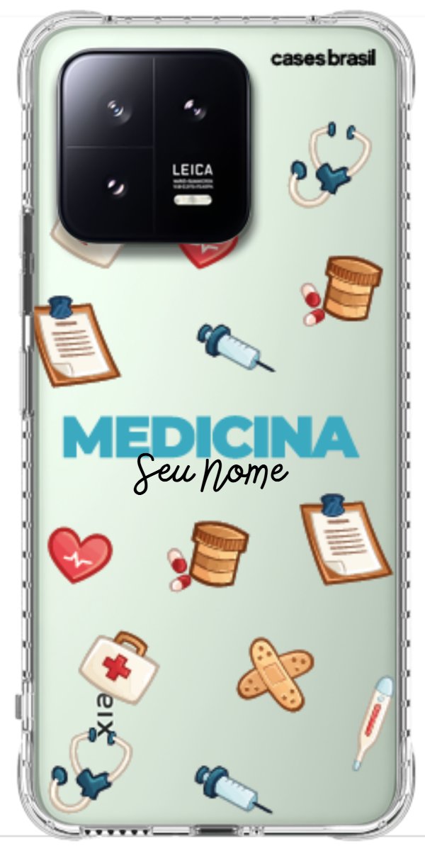 Capinha para Celular Medicina - Profissão Com Nome