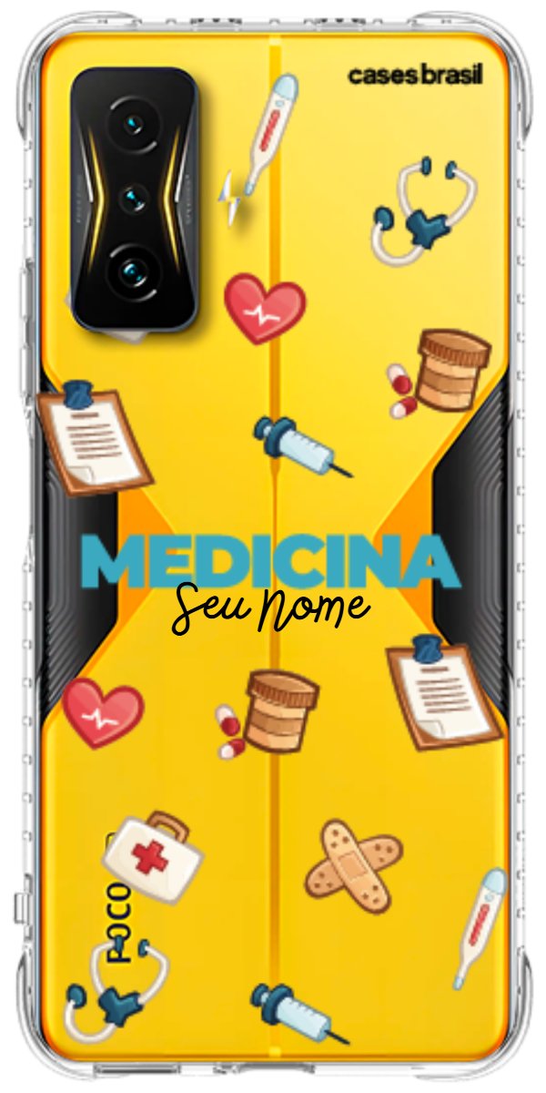 Capinha para Celular Medicina - Profissão Com Nome