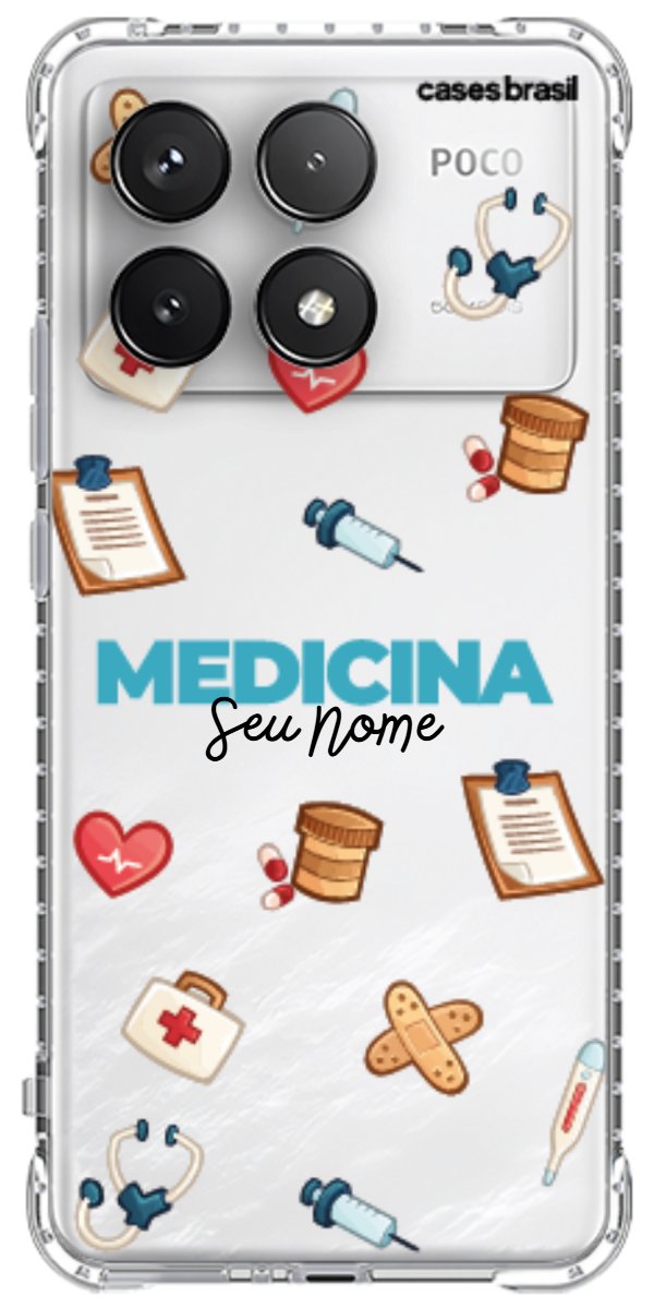 Capinha para Celular Medicina - Profissão Com Nome