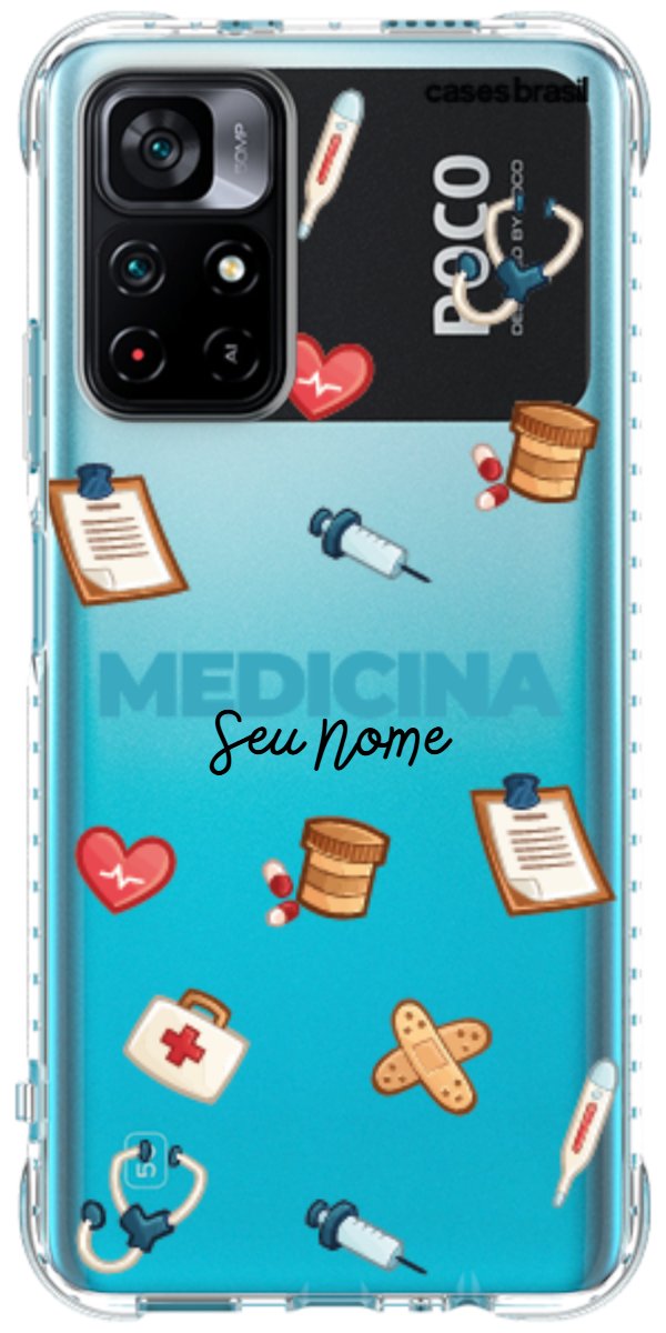 Capinha para Celular Medicina - Profissão Com Nome