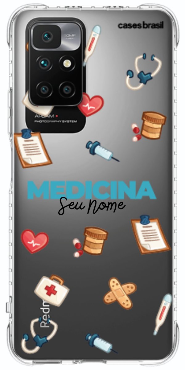 Capinha para Celular Medicina - Profissão Com Nome