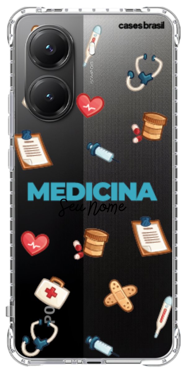 Capinha para Celular Medicina - Profissão Com Nome