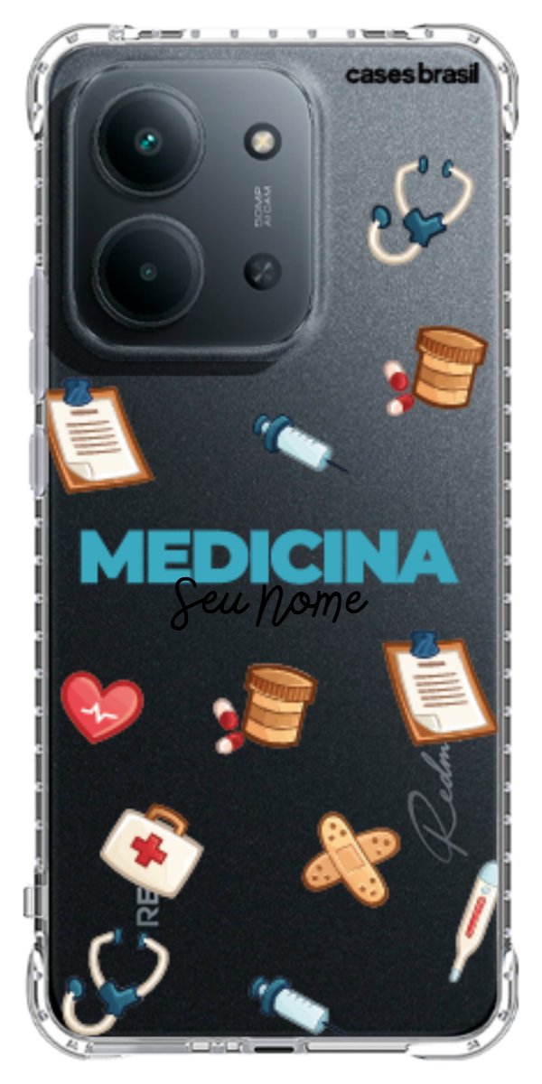 Capinha para Celular Medicina - Profissão Com Nome