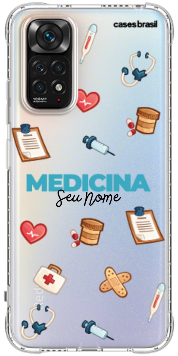 Capinha para Celular Medicina - Profissão Com Nome