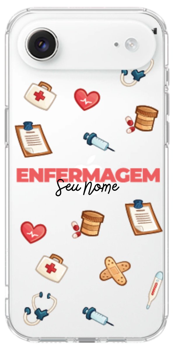 Capinha para celular Enfermagem - Profissão Com Nome