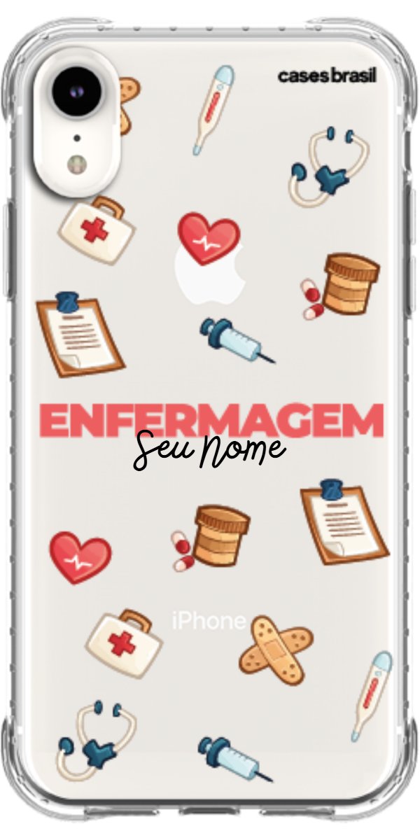 Capinha para celular Enfermagem - Profissão Com Nome