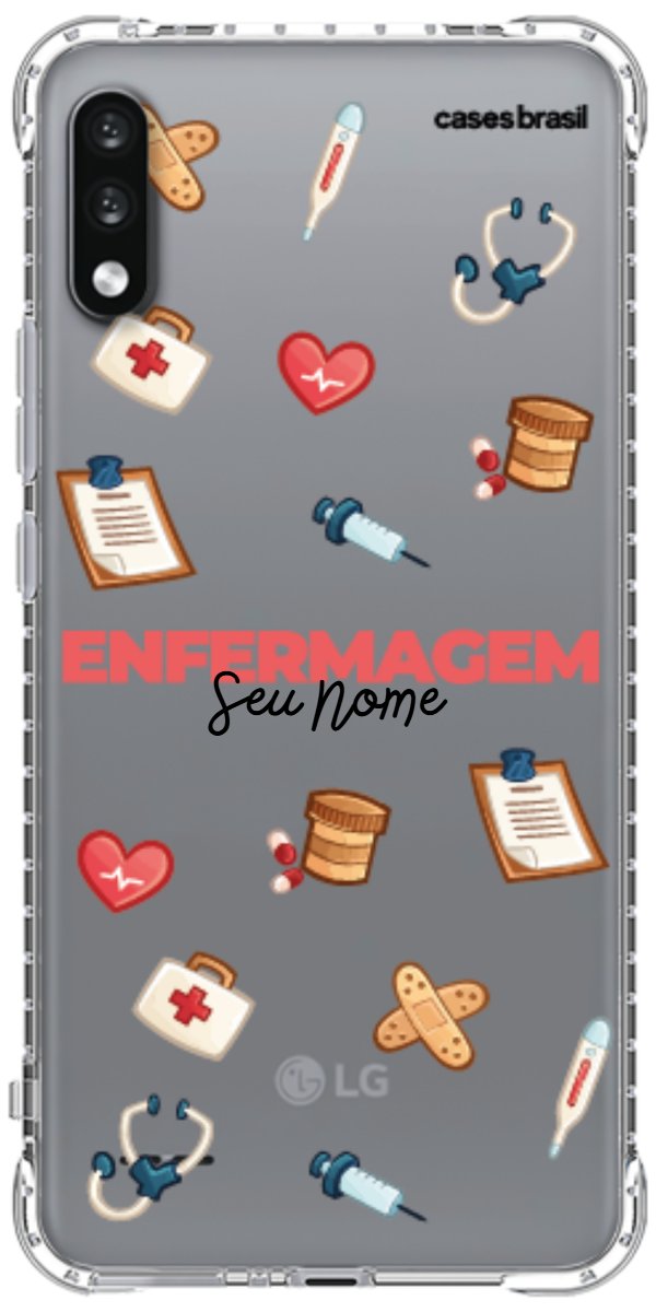 Capinha para celular Enfermagem - Profissão Com Nome
