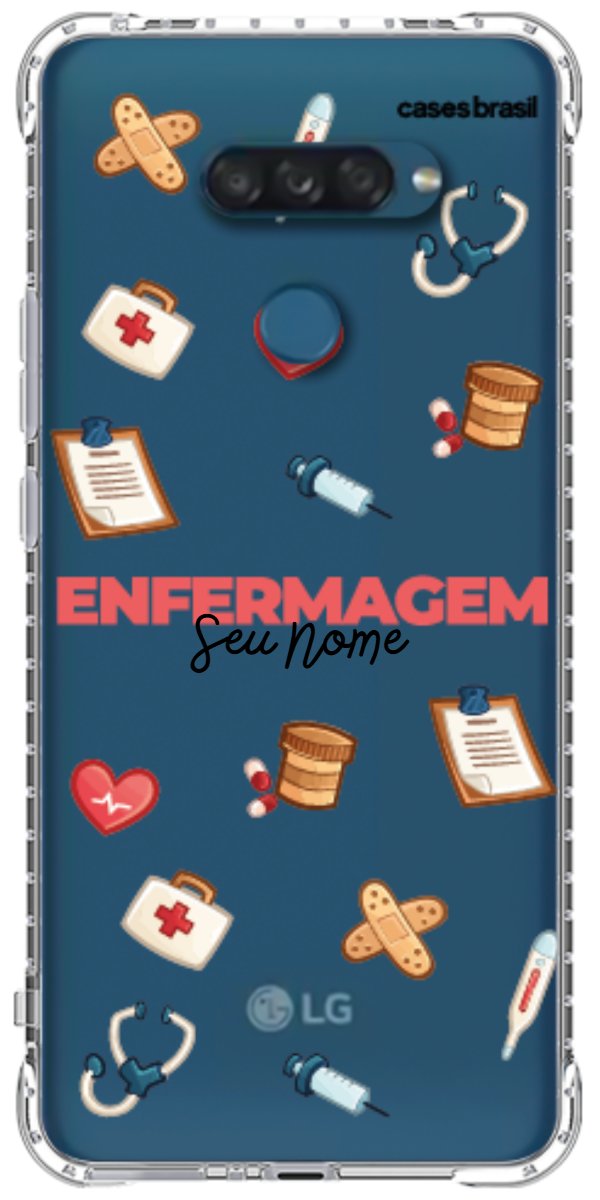 Capinha para celular Enfermagem - Profissão Com Nome
