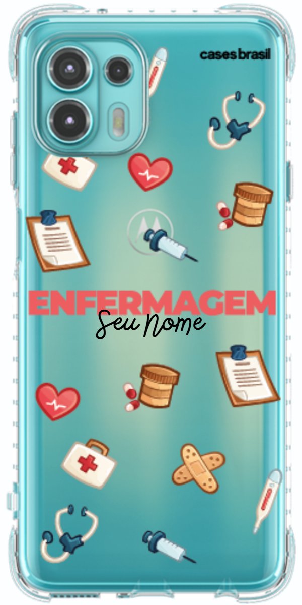 Capinha para celular Enfermagem - Profissão Com Nome