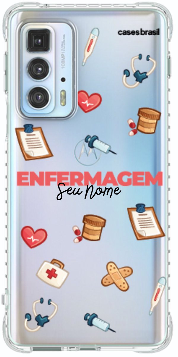 Capinha para celular Enfermagem - Profissão Com Nome
