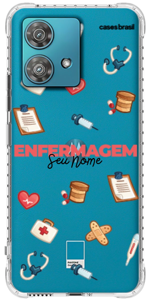 Capinha para celular Enfermagem - Profissão Com Nome