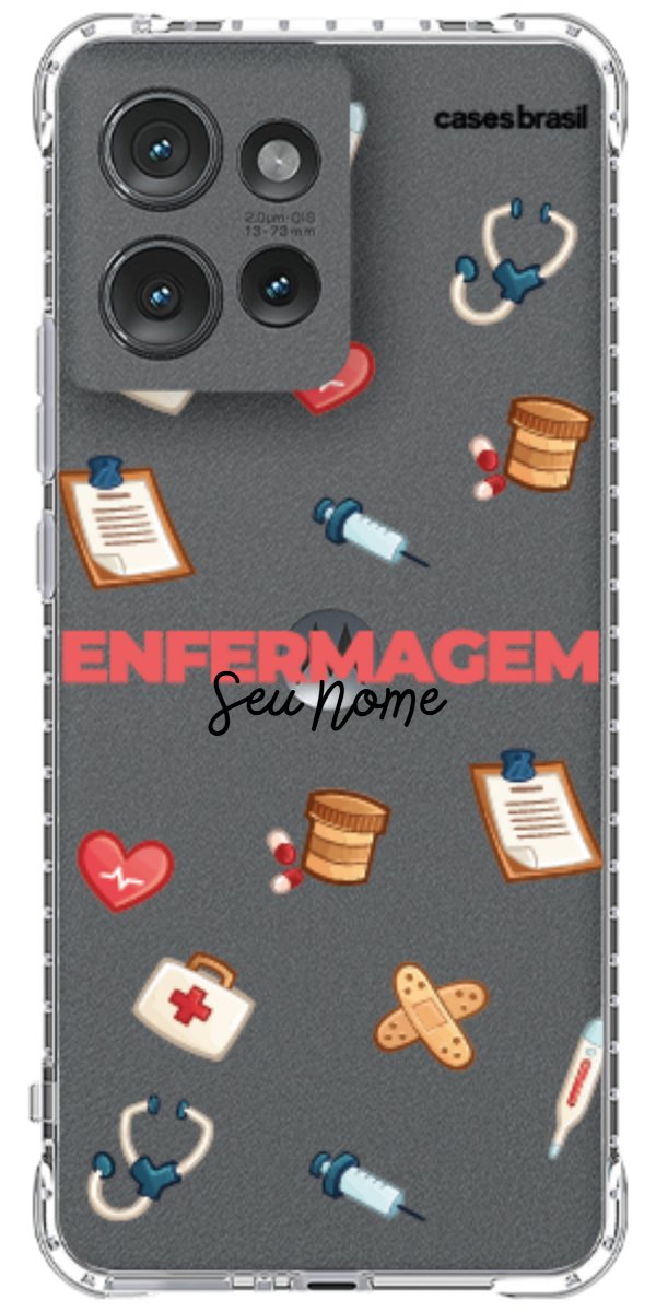 Capinha para celular Enfermagem - Profissão Com Nome