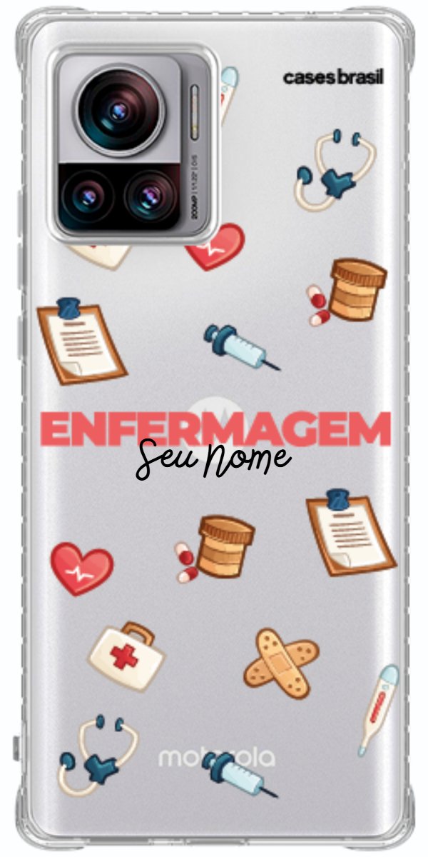Capinha para celular Enfermagem - Profissão Com Nome
