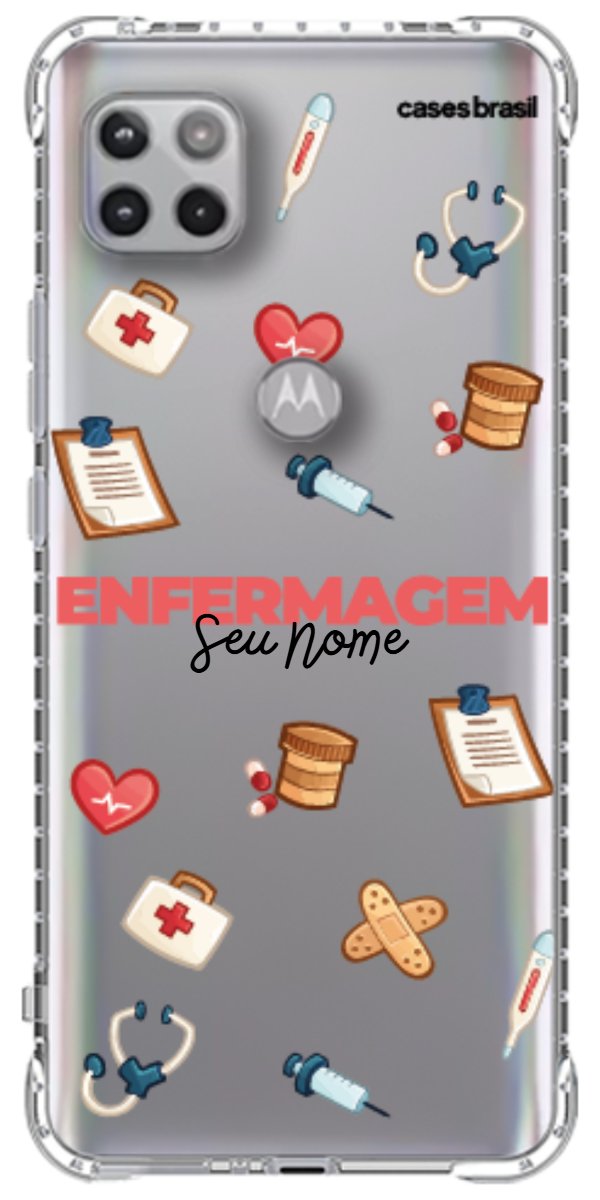 Capinha para celular Enfermagem - Profissão Com Nome