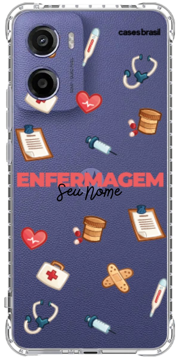 Capinha para celular Enfermagem - Profissão Com Nome