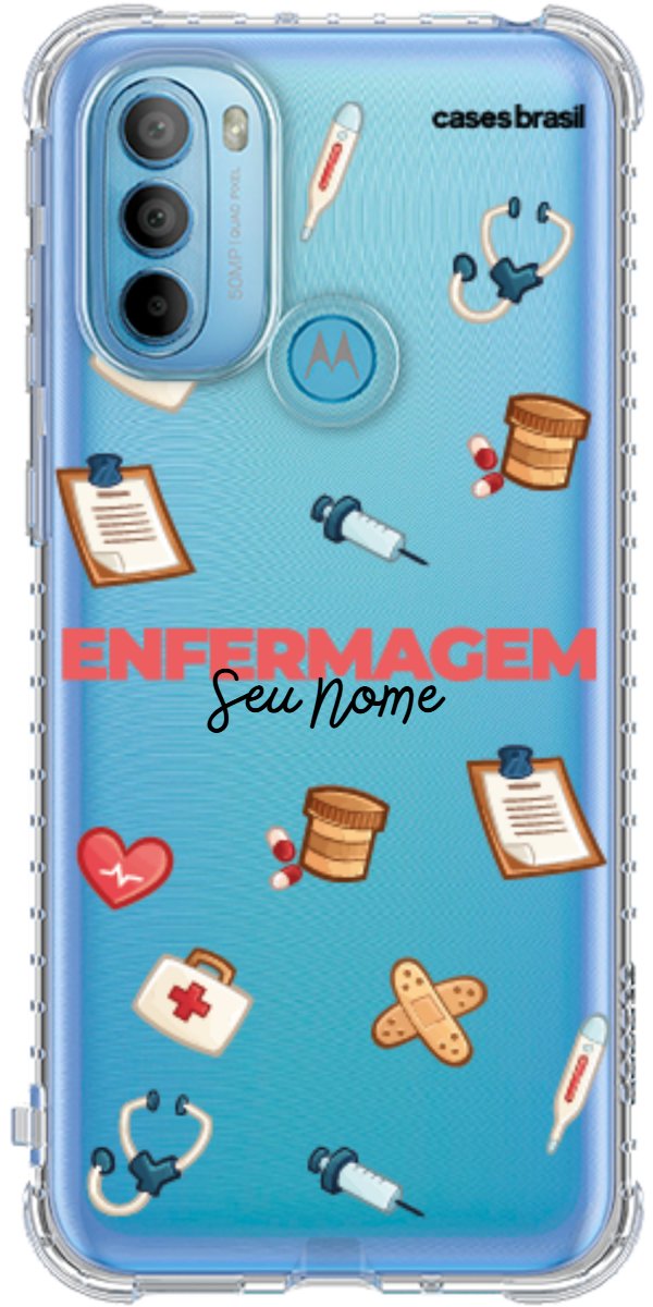 Capinha para celular Enfermagem - Profissão Com Nome