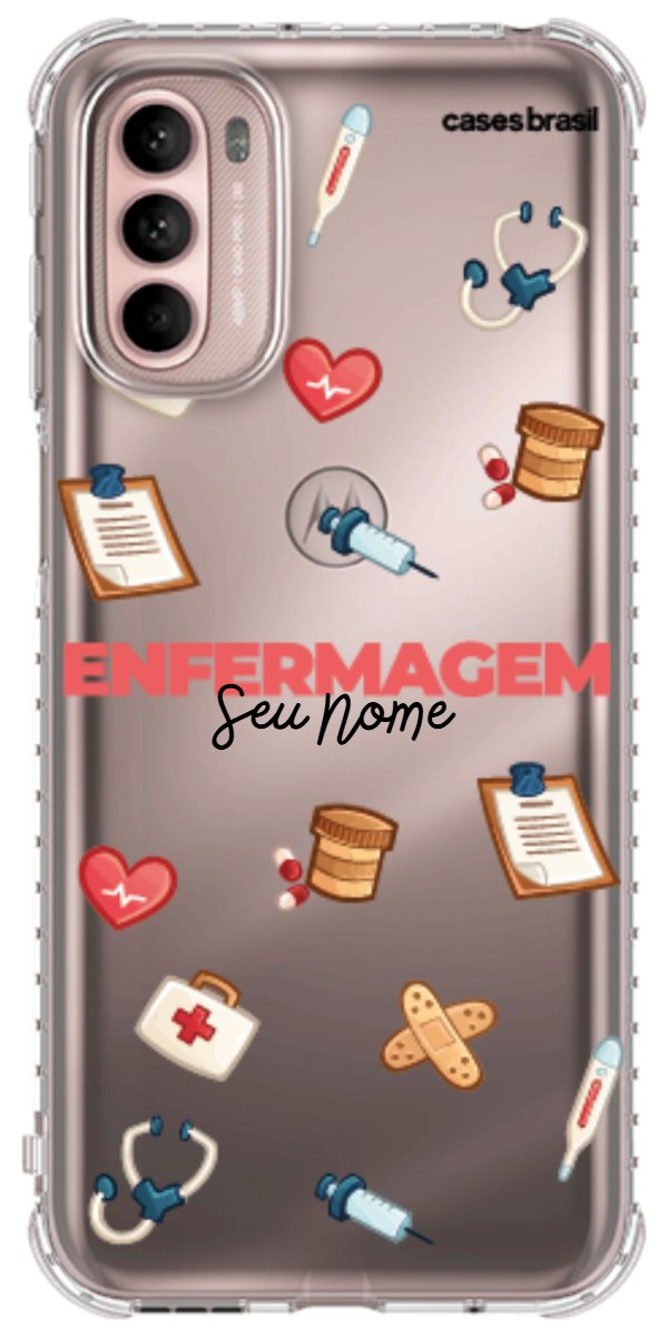 Capinha para celular Enfermagem - Profissão Com Nome