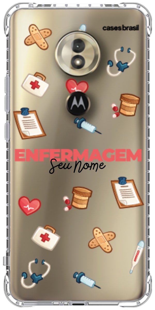 Capinha para celular Enfermagem - Profissão Com Nome