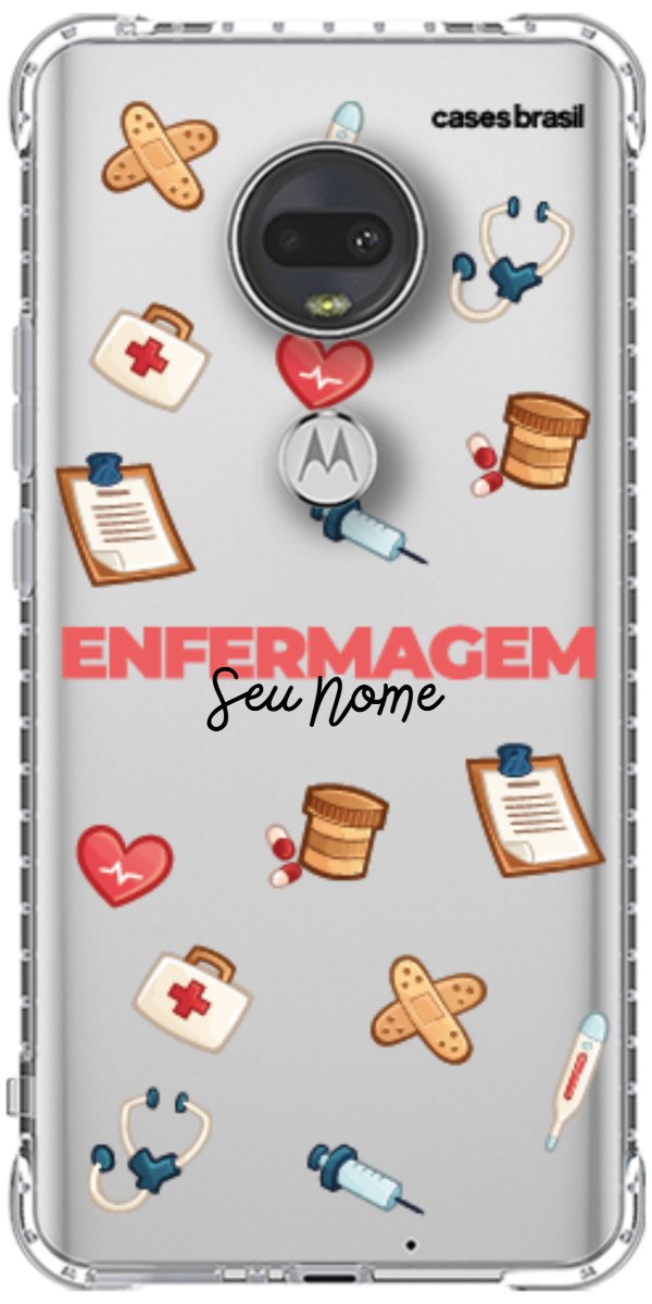 Capinha para celular Enfermagem - Profissão Com Nome