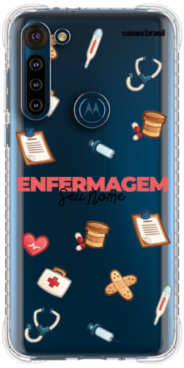 Capinha para celular Enfermagem - Profissão Com Nome