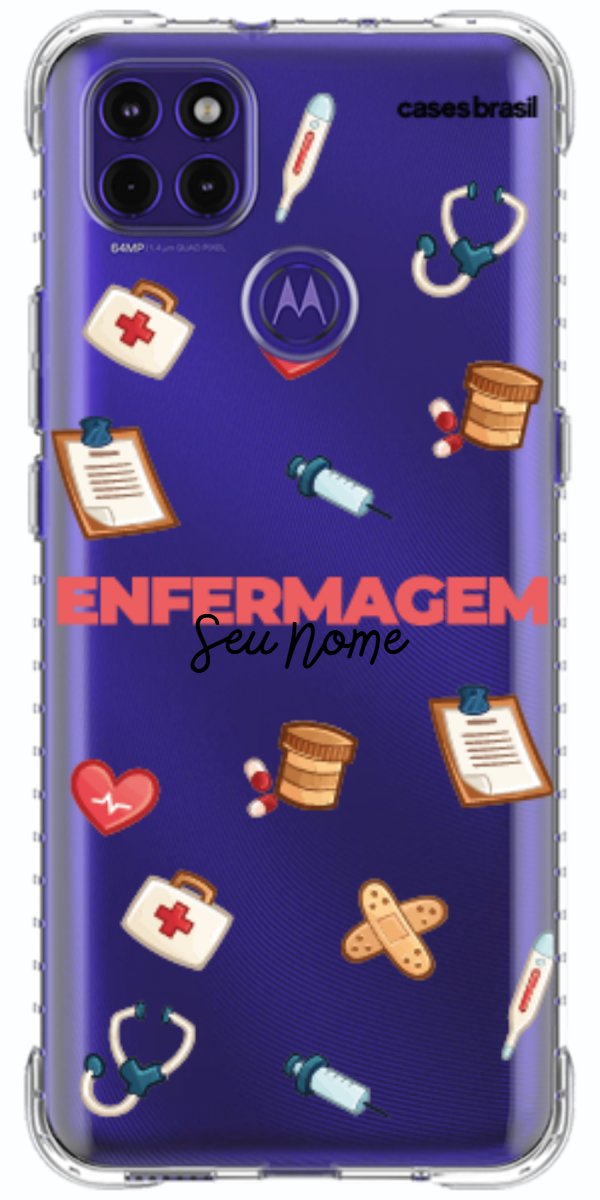 Capinha para celular Enfermagem - Profissão Com Nome