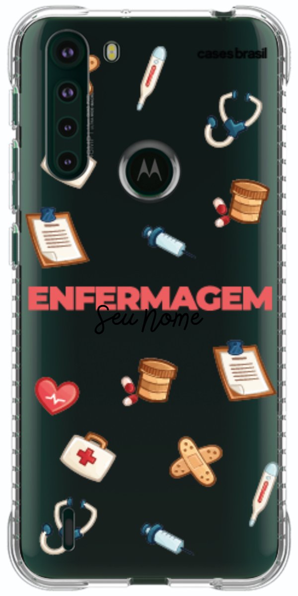 Capinha para celular Enfermagem - Profissão Com Nome