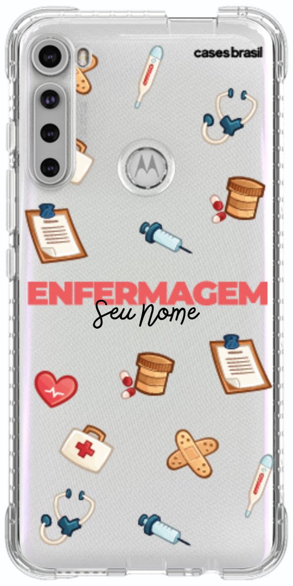 Capinha para celular Enfermagem - Profissão Com Nome