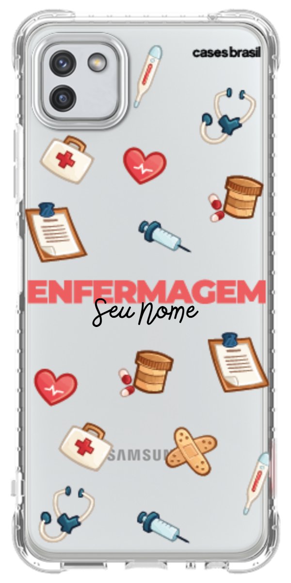 Capinha para celular Enfermagem - Profissão Com Nome