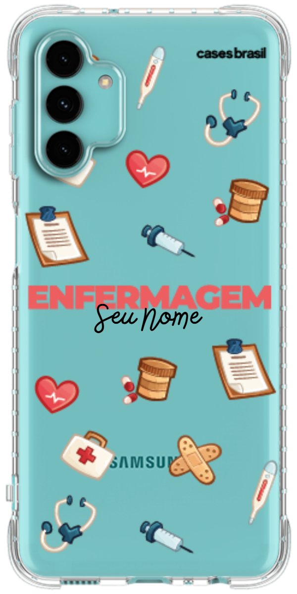 Capinha para celular Enfermagem - Profissão Com Nome